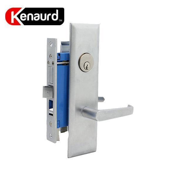 Kenaurd Kenaurd:Mortise Lockset Silver (w/ Lever) - SC1-LH KMLWL01-SS-SC1-LH